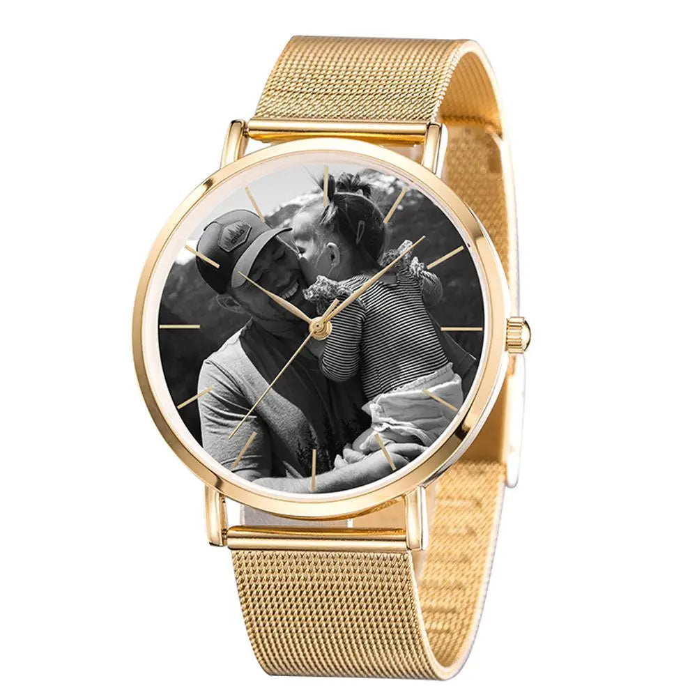 Personalized Photo Watch Custom Lover Photo Quartz Watches Printing Photos DIY Jewlery - Blade & Thread