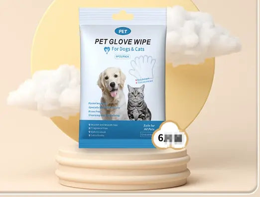 Pet Cleaning Gloves & Wipes My Store 2