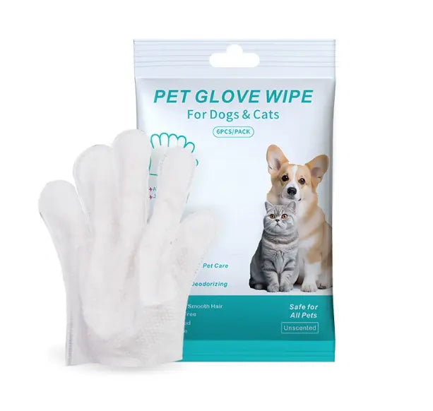 Pet Cleaning Gloves & Wipes My Store 2