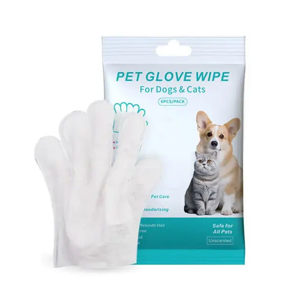 Pet Cleaning Gloves & Wipes My Store 2