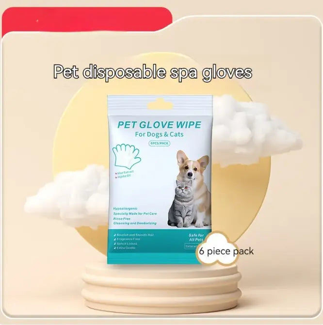Pet Cleaning Gloves & Wipes My Store 2