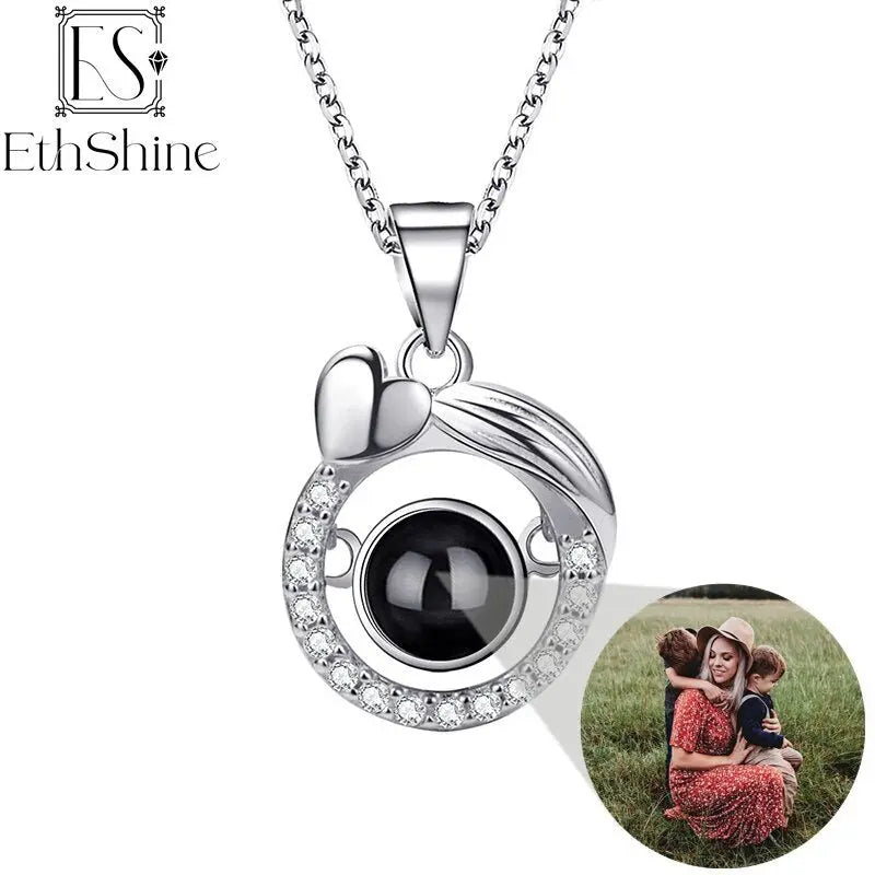 Photo Projection Necklace 12 Constellation Patterns Pendant Necklace - Blade & Thread