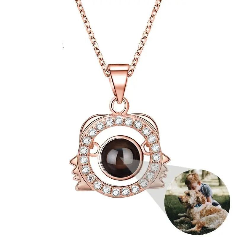 Photo Projection Necklace 12 Constellation Patterns Pendant Necklace - Blade & Thread