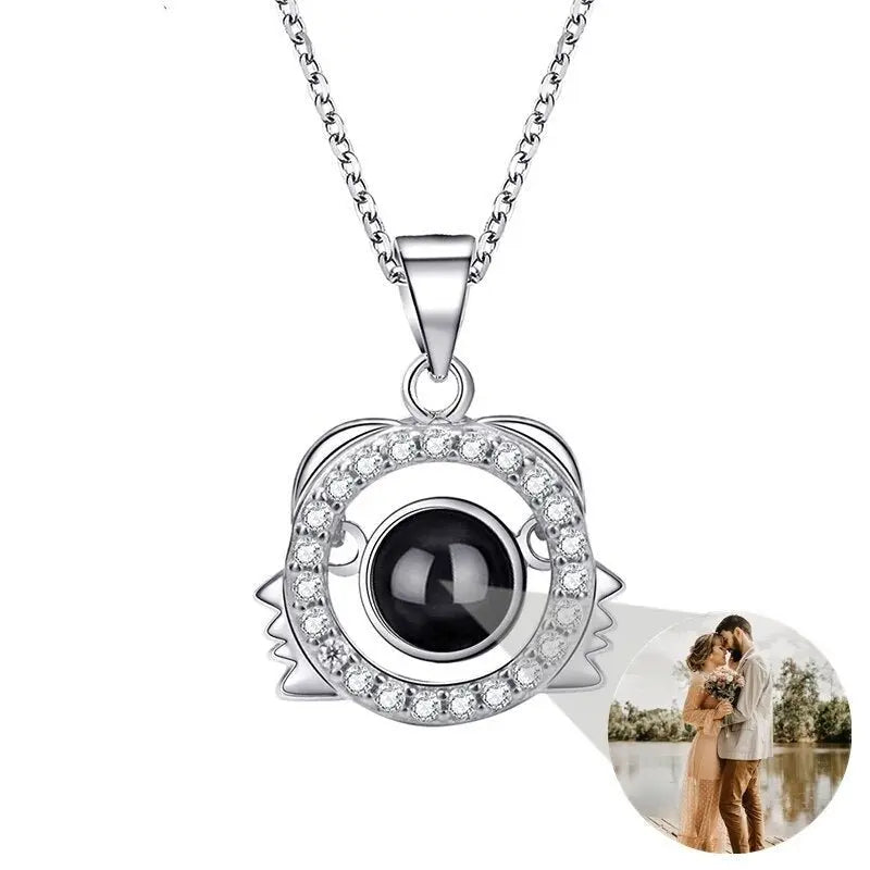 Photo Projection Necklace 12 Constellation Patterns Pendant Necklace - Blade & Thread