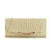 Pleated stitching chain crossbody Clutch Handbag - Blade & Thread