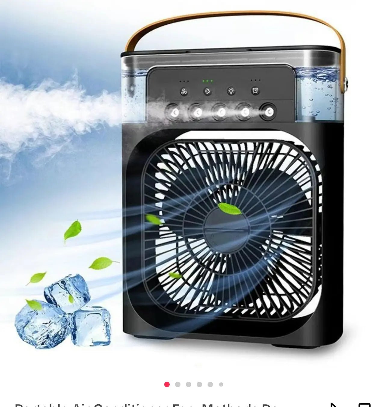 Portable 3-in-1 Air Cooler Fan – Mini AC for Room, Office & Car | Fast Cooling + Humidifier | Ships from USA 🇺🇸 | TikTok & Amazon Hot Seller! - Blade & Thread