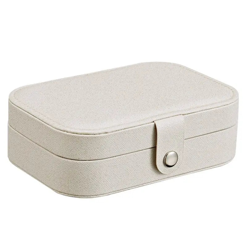 Portable travel girl multi-layer jewelry box - Blade & Thread