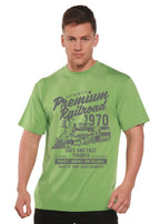 Premium Railroad Spun Bamboo® Men's Bamboo Viscose/Organic Cotton Short Sleeve Graphic T-Shirt - Blade & Thread