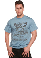 Premium Railroad Spun Bamboo® Men's Bamboo Viscose/Organic Cotton Short Sleeve Graphic T-Shirt - Blade & Thread