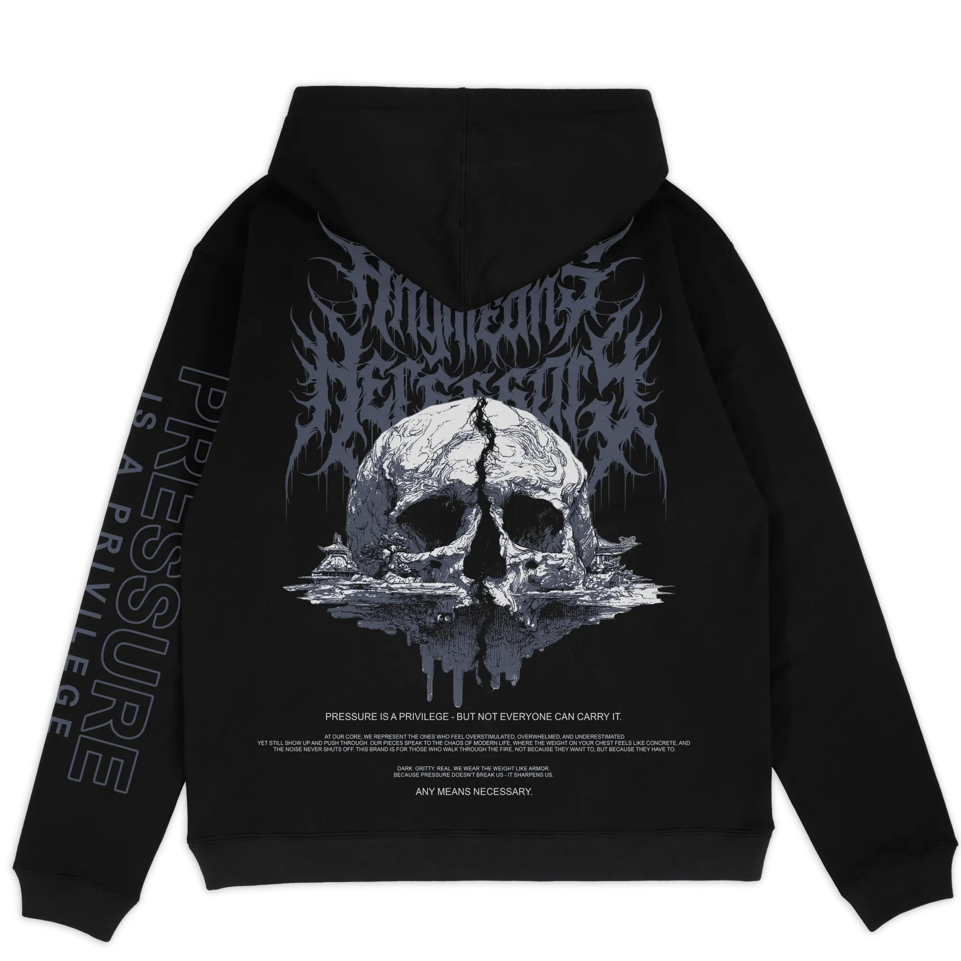 Pressure Pullover Hoodie Black - Blade & Thread