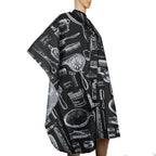 Printed hair dryer hair cloth shoulder cloth Any Means Necessary Clothing