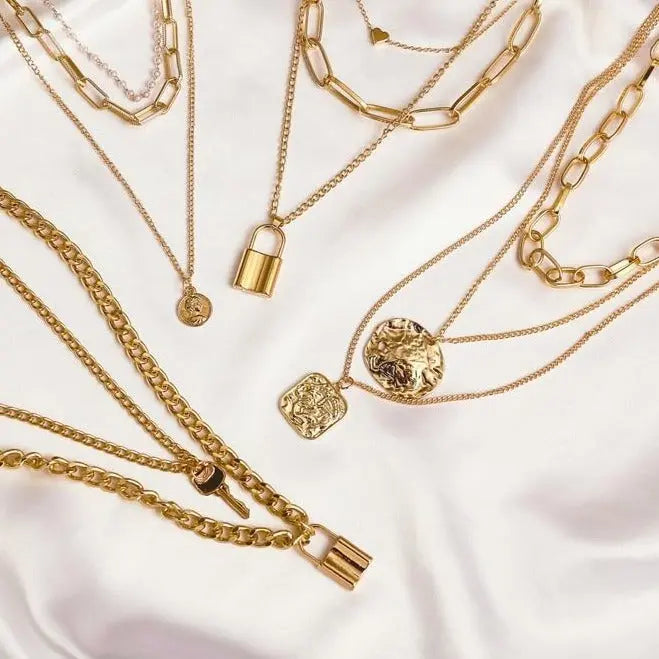 Gold Plated Necklaces Choker for Women, nowadaysfashion