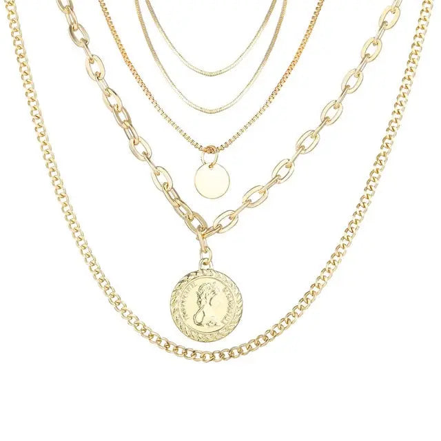 Gold Plated Necklaces Choker for Women, nowadaysfashion