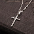 Cross Pendants Gold Black Color Crystal Jesus Cross Pendant Jesus necklace nowadaysfashion