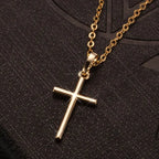 Cross Pendants Gold Black Color Crystal Jesus Cross Pendant Jesus necklace nowadaysfashion