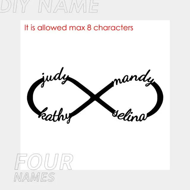 nowadaysfashion Customized Name Necklace Custom Personalized Letter Choker Necklace nowadaysfashion