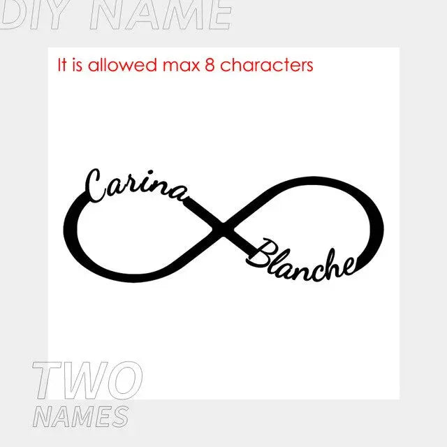 nowadaysfashion Customized Name Necklace Custom Personalized Letter Choker Necklace nowadaysfashion