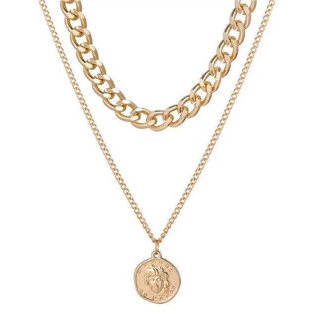 Gold Plated Necklaces Choker for Women, nowadaysfashion