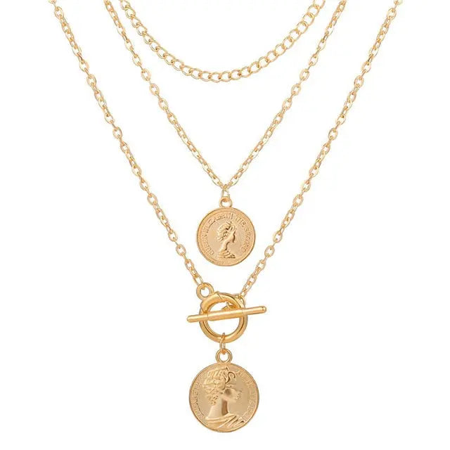 Gold Plated Necklaces Choker for Women, nowadaysfashion