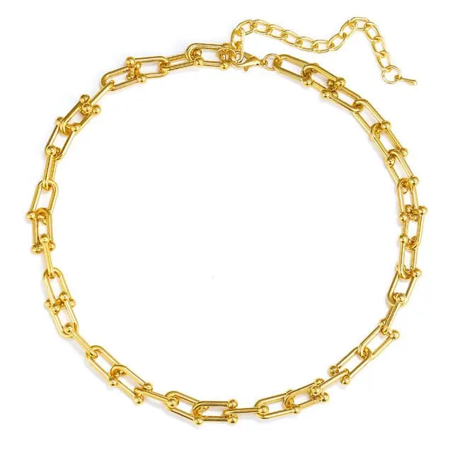 Gold Plated Necklaces Choker for Women, nowadaysfashion