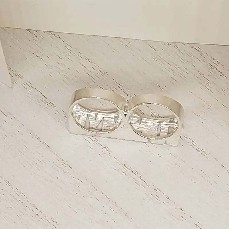 nowadaysfashion Custom Name Ring Gold Personality Hip Hop Ring Women Fashion Punk Letter Ring nowadaysfashion