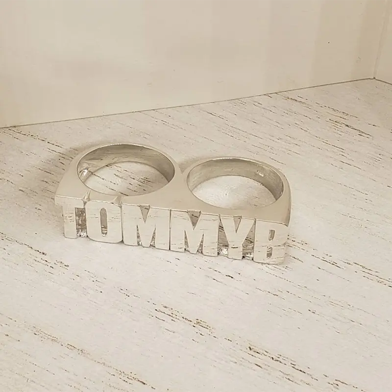 nowadaysfashion Custom Name Ring Gold Personality Hip Hop Ring Women Fashion Punk Letter Ring nowadaysfashion