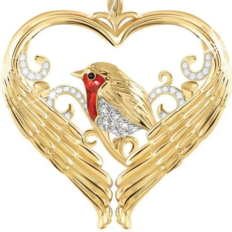 nowadaysfashion Bird Pendant Yellow Gold Color Charm Necklace nowadaysfashion