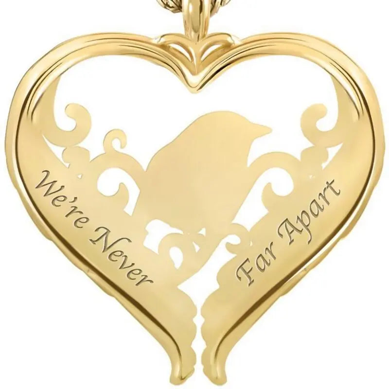 nowadaysfashion Bird Pendant Yellow Gold Color Charm Necklace nowadaysfashion