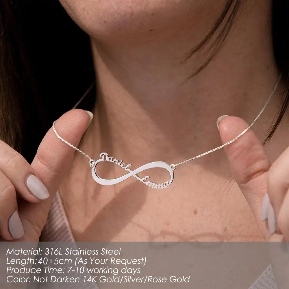 nowadaysfashion Customized Name Necklace Custom Personalized Letter Choker Necklace nowadaysfashion