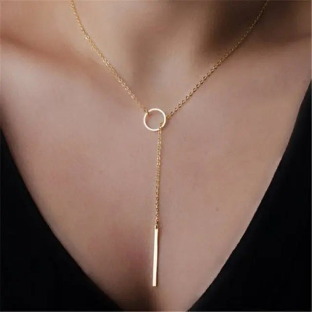 29 stylish Gold necklace on neck Gold chain Women's jewelry layered accesories nowadaysfashion