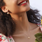 Sunflower Necklace Gold Color Lucky Necklace Gift for Women Fashion Necklace Jewelry nowadaysfashion