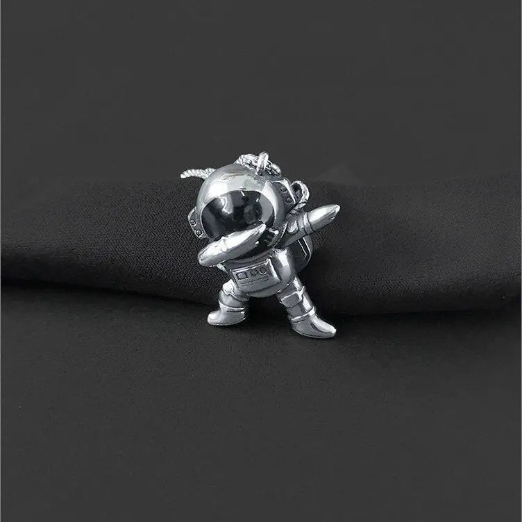 fashion hip hop astronaut necklace men and women jewelry nowadaysfashion