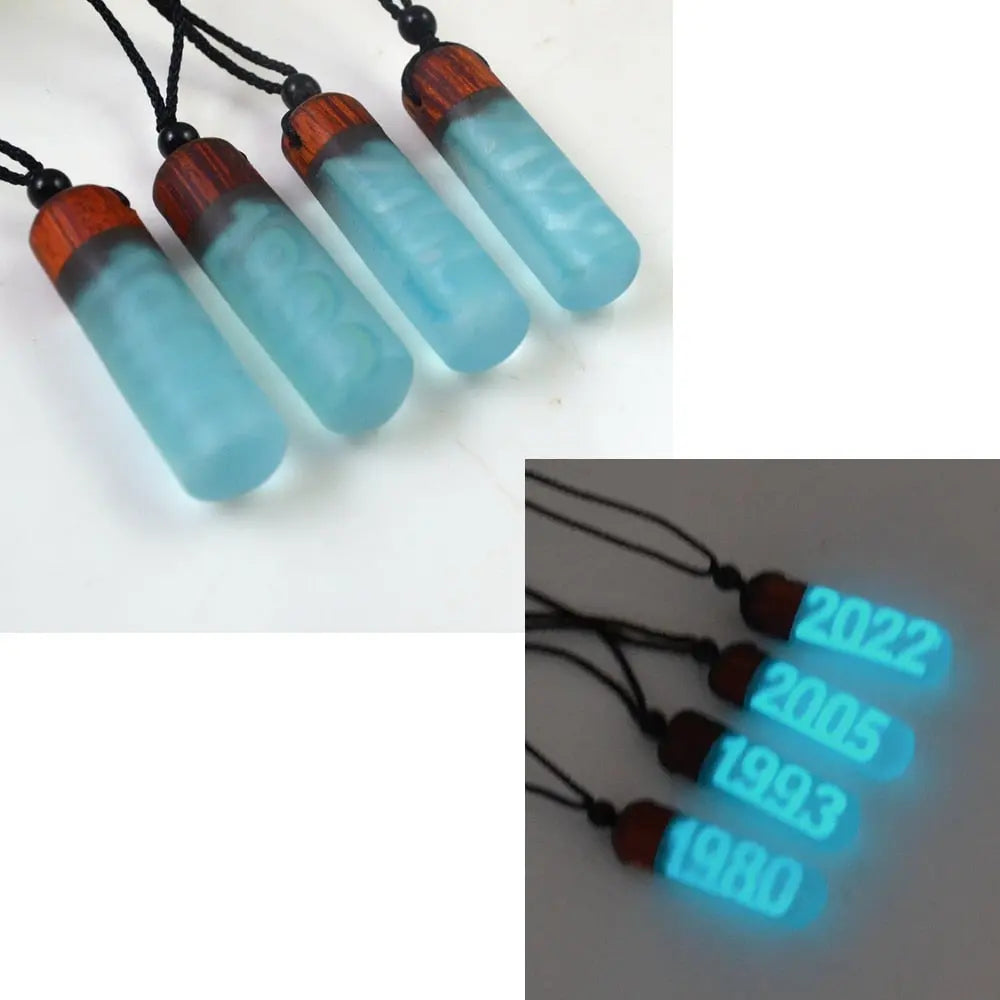 1980-2022 birthday necklaces, light absorbing and shining digital years, birthday jewelry gifts nowadaysfashion