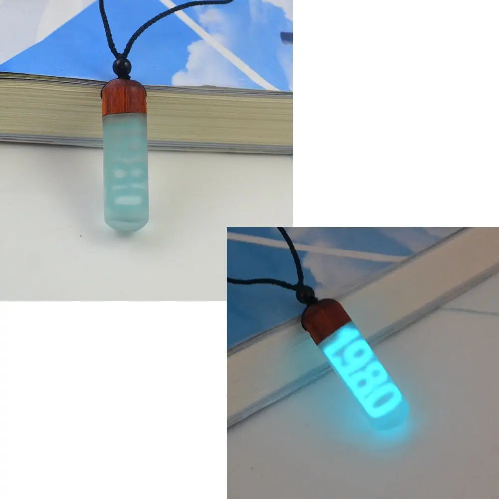 1980-2022 birthday necklaces, light absorbing and shining digital years, birthday jewelry gifts nowadaysfashion