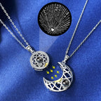 100 Languages Sun and Moon Projection Necklace nowadaysfashion