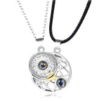 100 Languages Sun and Moon Projection Necklace nowadaysfashion