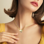 Custom Dog Bone Shaped Projection Necklace Personalized Name Photo Trendy Pendant nowadaysfashion