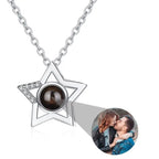 Custom Name Photo Projection Pendant Five Pointed Star Personalized Necklace nowadaysfashion