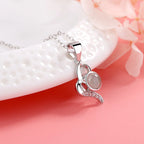 Custom Irregular Heart Pendant Personalized Photo Name Creative Gift Projection Necklace nowadaysfashion