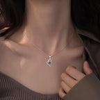 Custom Irregular Heart Pendant Personalized Photo Name Creative Gift Projection Necklace nowadaysfashion