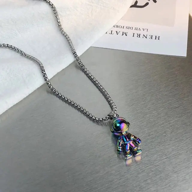 2pc/set Magnet Attracts Couple Necklace Spaceman Charm Jewelry Lover Distance Gift nowadaysfashion