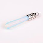 1Pc carnelian Quartz Opal Opalite Carnelian Gem Stone Healing Chakra Pendulum Pendant nowadaysfashion
