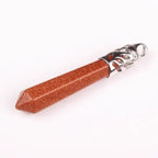 1Pc carnelian Quartz Opal Opalite Carnelian Gem Stone Healing Chakra Pendulum Pendant nowadaysfashion