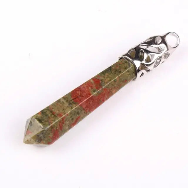 1Pc carnelian Quartz Opal Opalite Carnelian Gem Stone Healing Chakra Pendulum Pendant nowadaysfashion