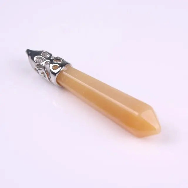 1Pc carnelian Quartz Opal Opalite Carnelian Gem Stone Healing Chakra Pendulum Pendant nowadaysfashion