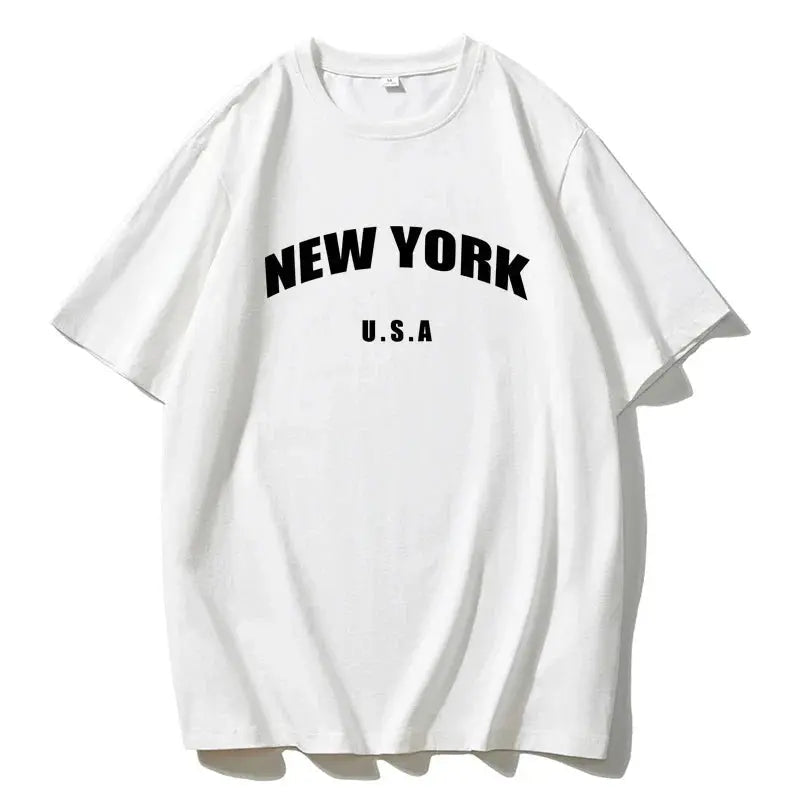 Prosecco mood letter print t-shirt Cotton summer breathable t-shirt - Blade & Thread