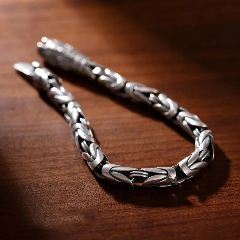 Protect peace and braided vajra pestle bracelet - Blade & Thread