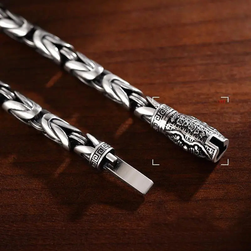 Protect peace and braided vajra pestle bracelet - Blade & Thread