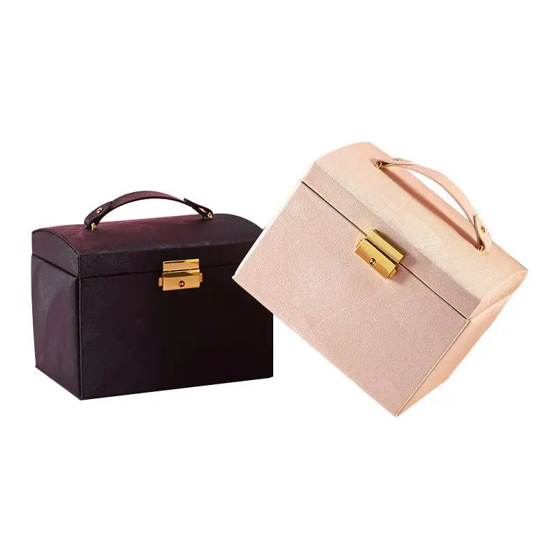 PU leather dustproof large capacity drawer jewelry box - Blade & Thread