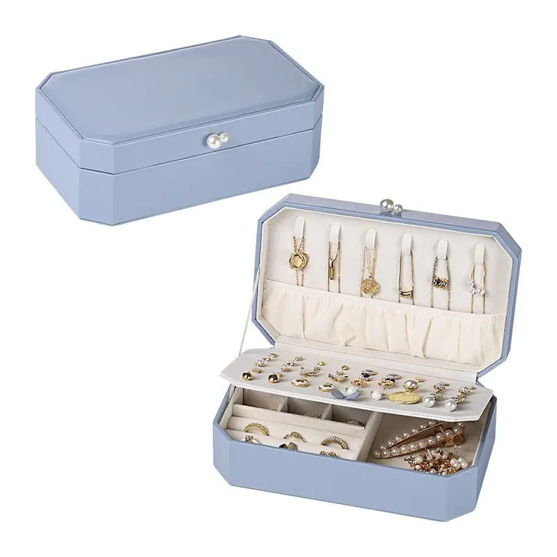 PU leather multi-layer large capacity jewelry box - Blade & Thread